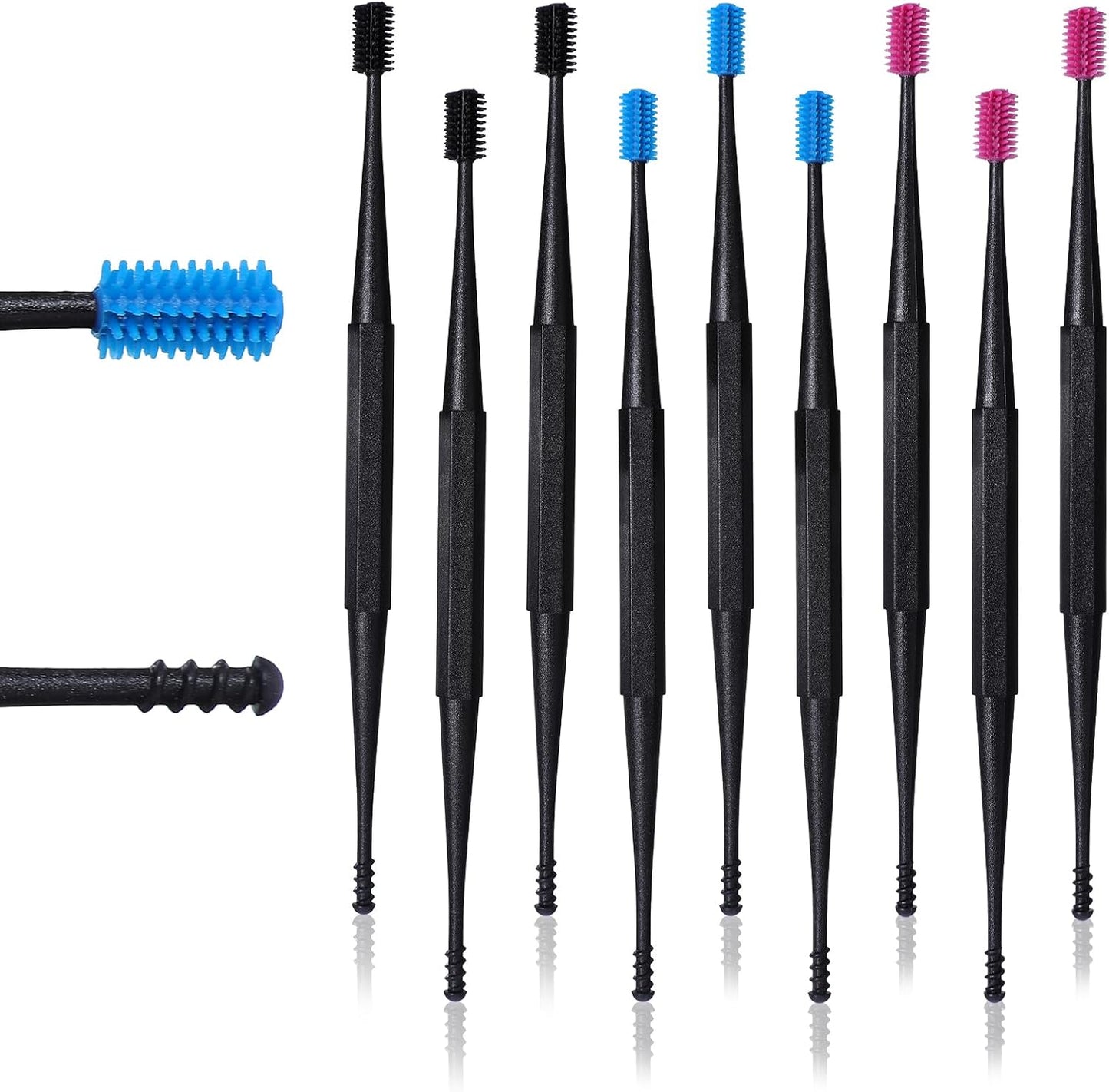 Ear Wax Removal Tool Kit - 9 Pcs Silicone Spiral Cleaner for Safe Ear Wax Removal | Reusable for Adults & Kids