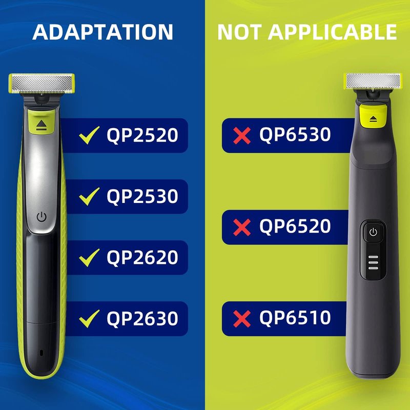 14-in-1 Adjustable Guards Comb, Attachment for Hybrid Electric Trimmer QP2520 QP2530 QP2620 QP2630, from 0.4 to 10mm Precision Length, with Body Comb and Skin Guard