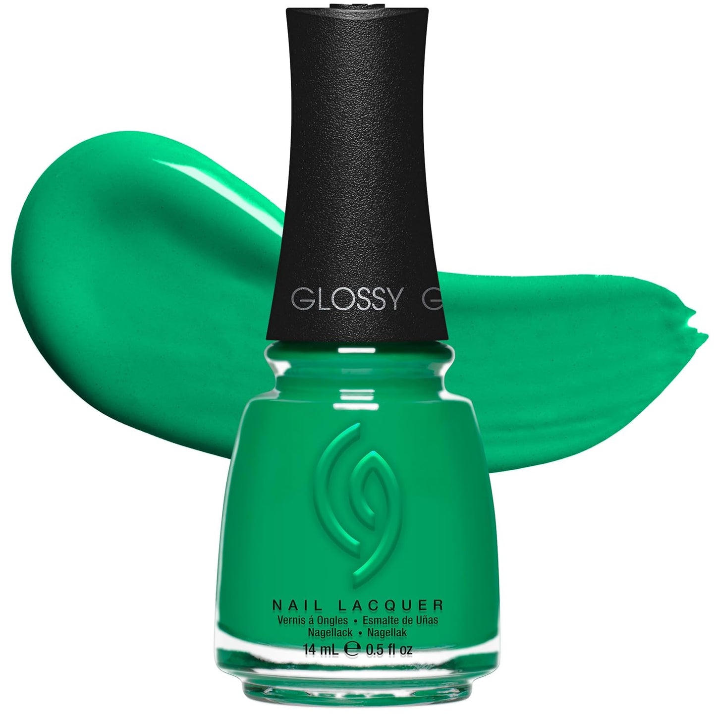 China Glaze Nail Lacquer - Moment in the Sunset Coral Pink Polish | Quick Dry, Chip Resistant, Shimmer Finish, 0.5 fl oz
