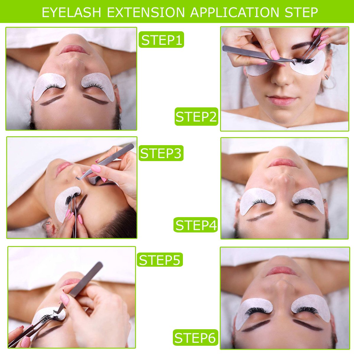 Hydrogel Eye Pads for Lash Extensions - 110 Pairs Under Eye Gel Patches for Beauty Makeup