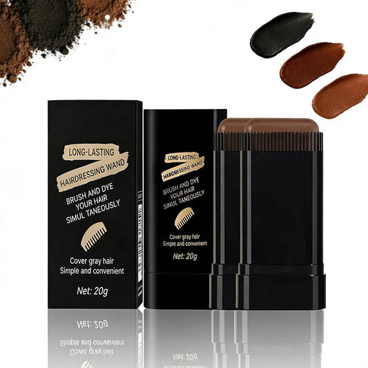 Hair Dye Concealer Stick - Instant Gray Root Coverage | Waterproof & Long-Lasting Temporary Hair Color (03 Coffee)