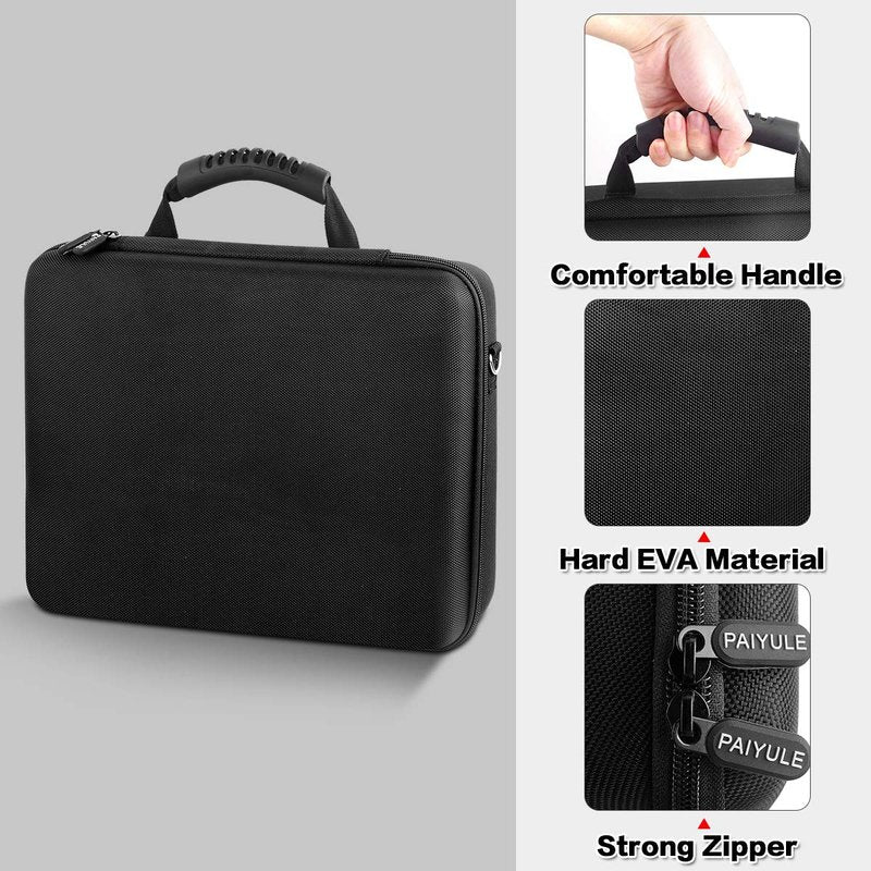 PAIYULE Large Football Card Game Case Storage Holder for 2500+ Cards, Fits for Main Card for C. A. H, Baseball Basketball Sport Card Box for PM TCG, for TMG,and More Card Games-(Bag Only)(Black)