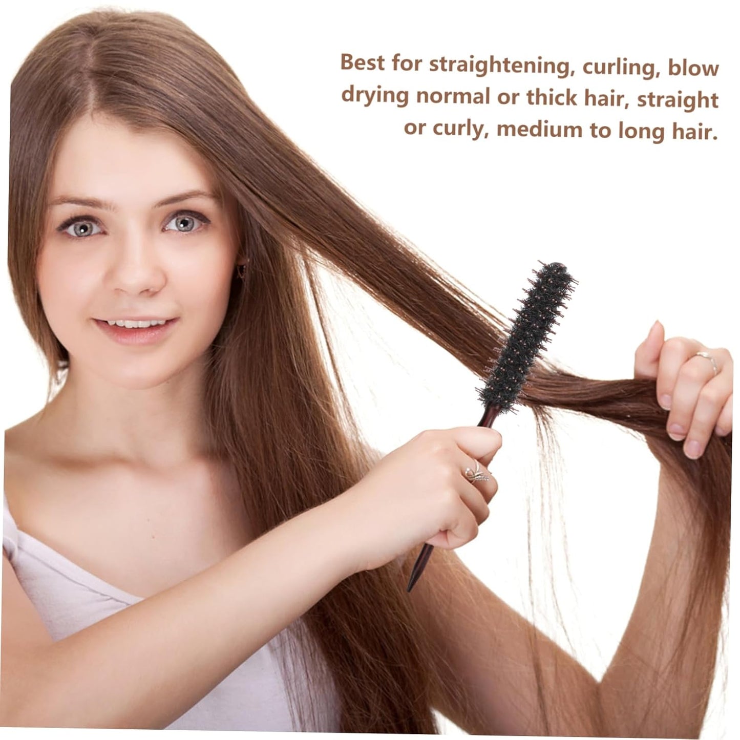 Beaupretty Hairbrush - Ergonomic Styling Comb with Flexible Bristles for Blow Drying & Grooming | Salon Quality