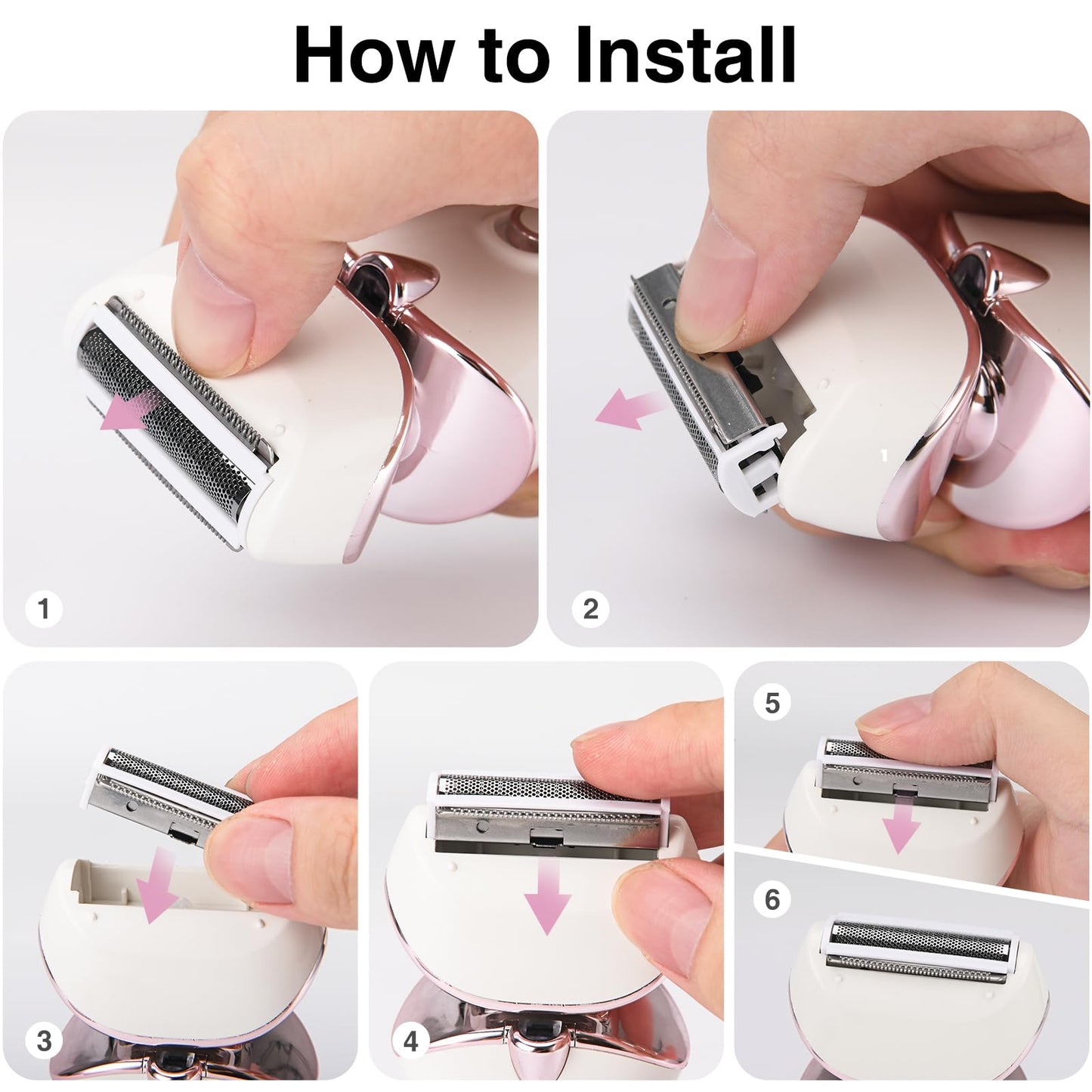 Blades for PRITECH Electric Lady Shaver LD-8001
