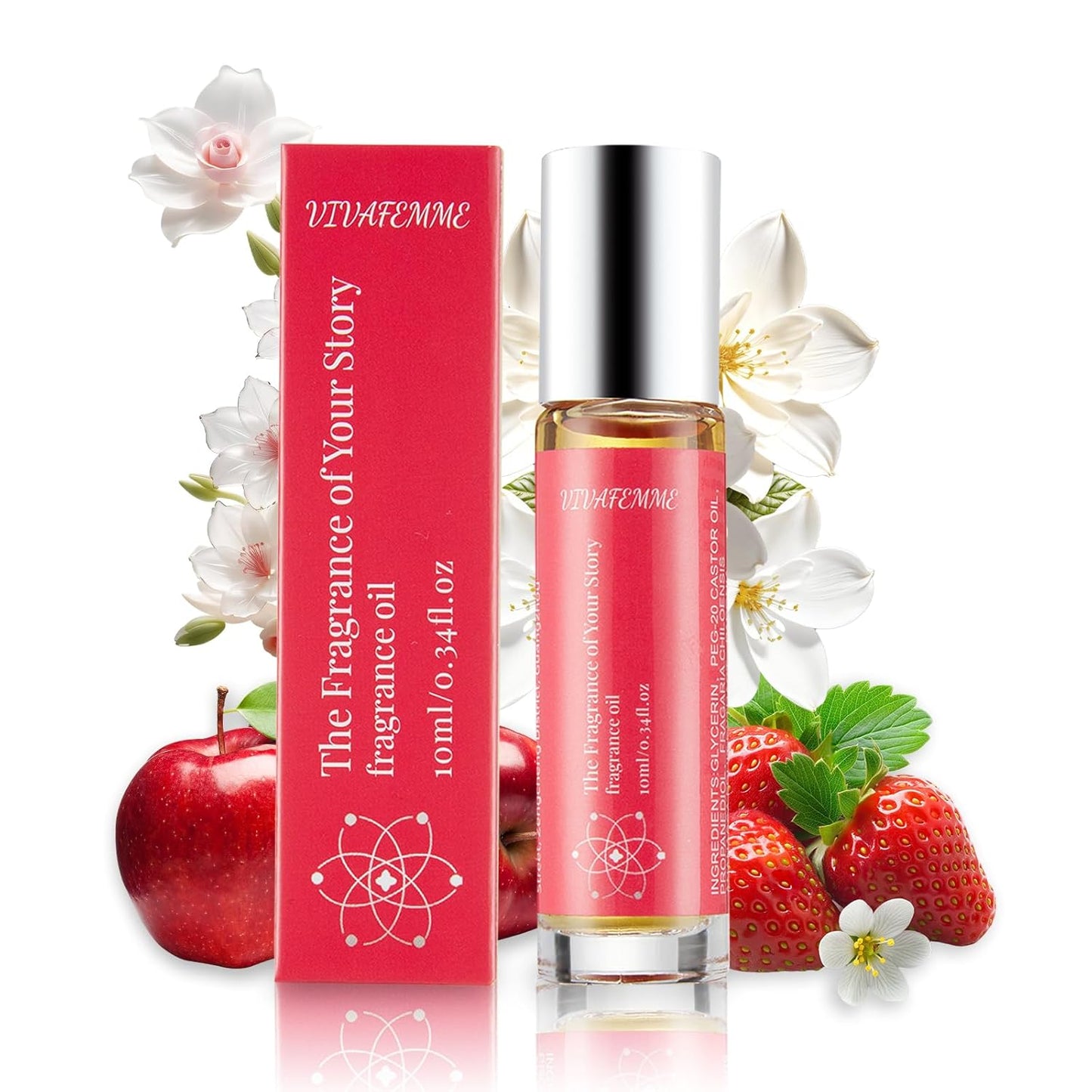 Pheromone Perfume Oil for Women - Long Lasting Roll-On | Travel Size to Enhance Charm & Attract Men