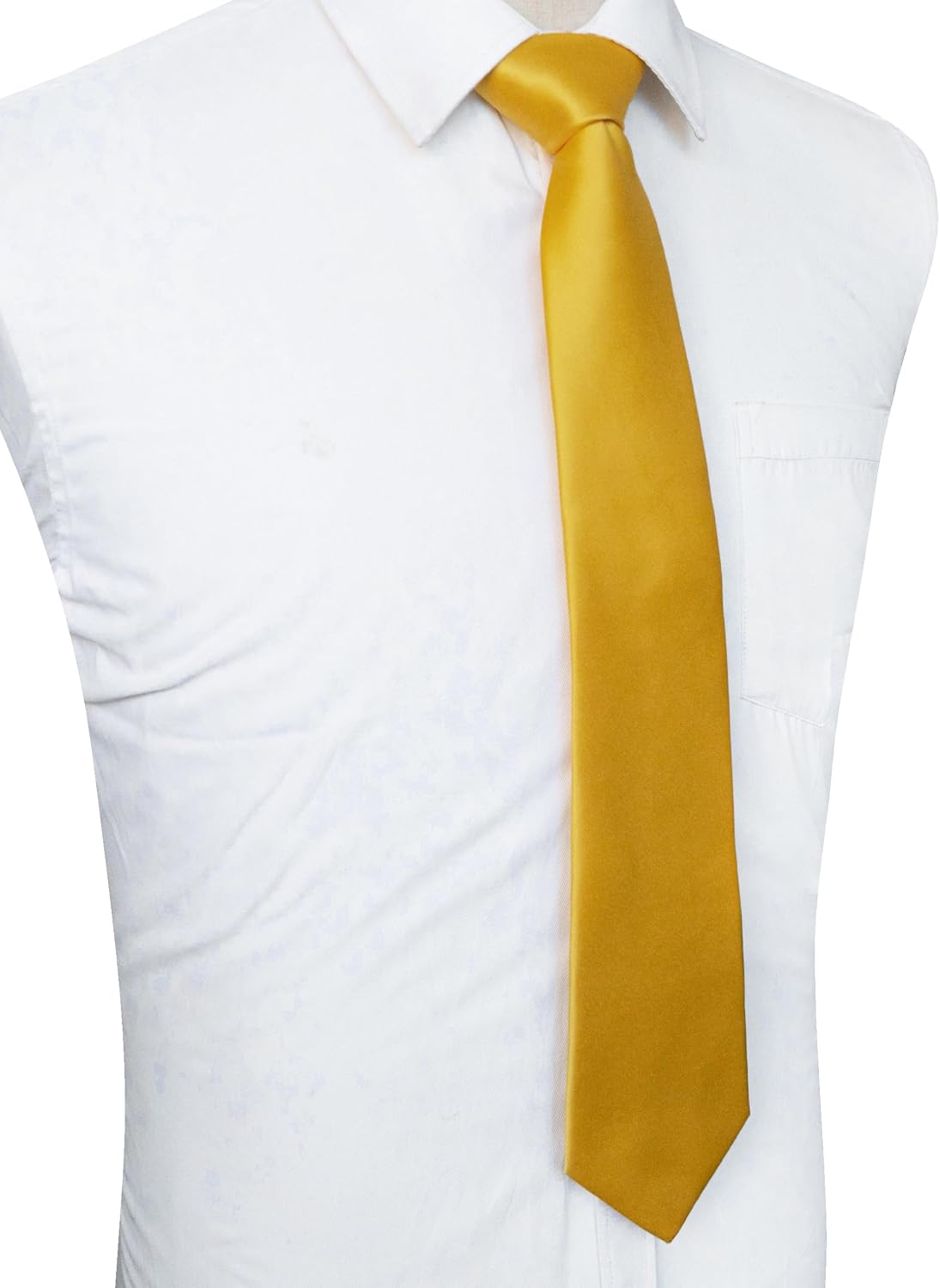 Solid Color Tie for Men - Business & Wedding Necktie | Elegant Design