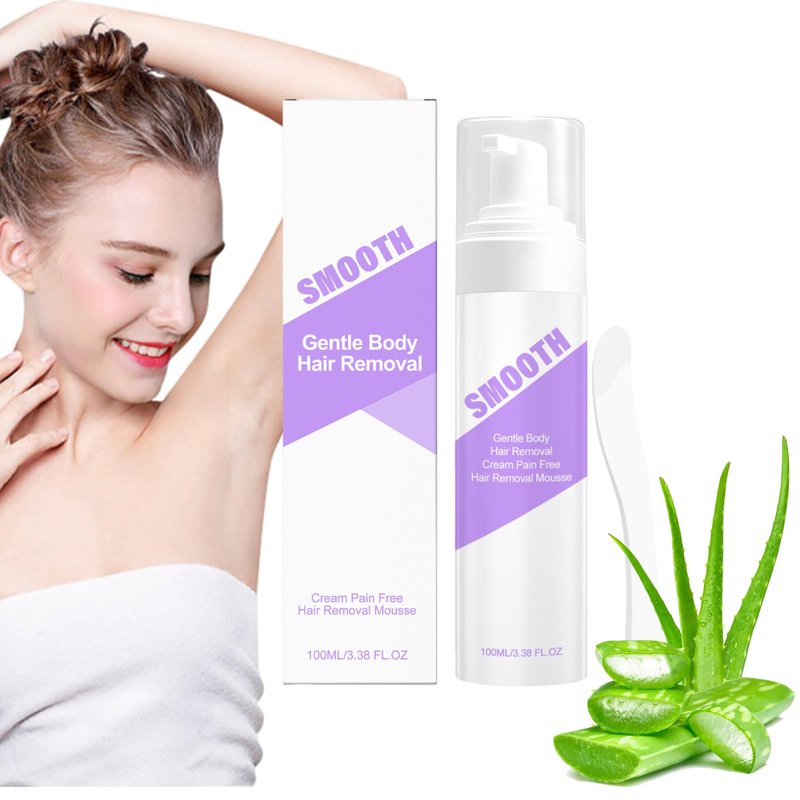 Hair Removal Spray, Smooth Hair Removal Spray, Gentle Body Hair Removal, Gentle Safe for Sensitive Skin, Suitable for Every Corner Women and Men (Spray)