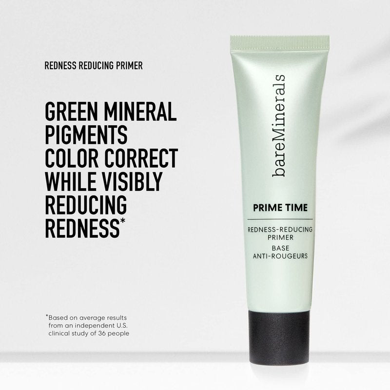 bareMinerals Redness Reducing Gel Face Primer, Vegan, Cruelty-Free & Dermatologist-Tested