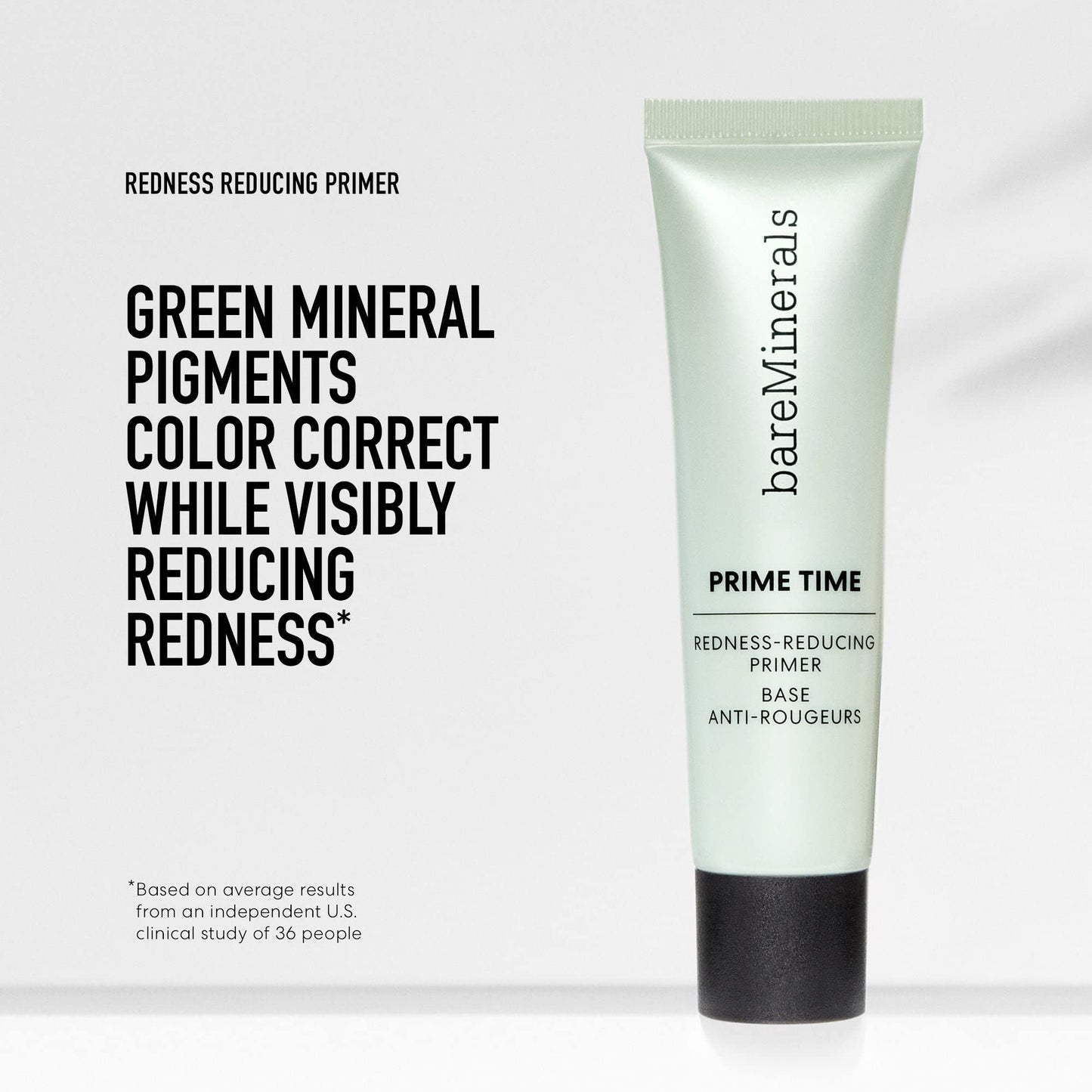 bareMinerals Redness Reducing Gel Face Primer, Vegan, Cruelty-Free & Dermatologist-Tested