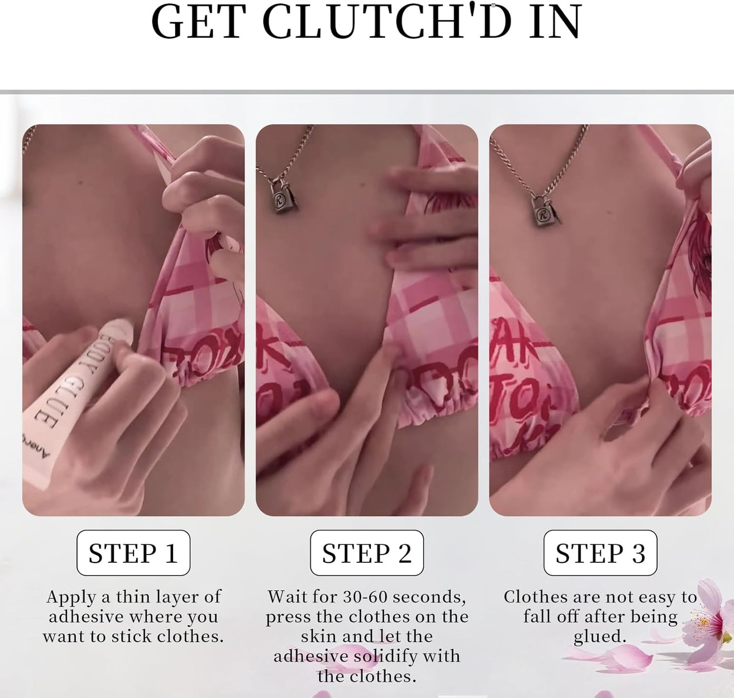 Body Glue for Clothes - Liquid Fashion Tape for Women | Sweat-Resistant Adhesive Strength