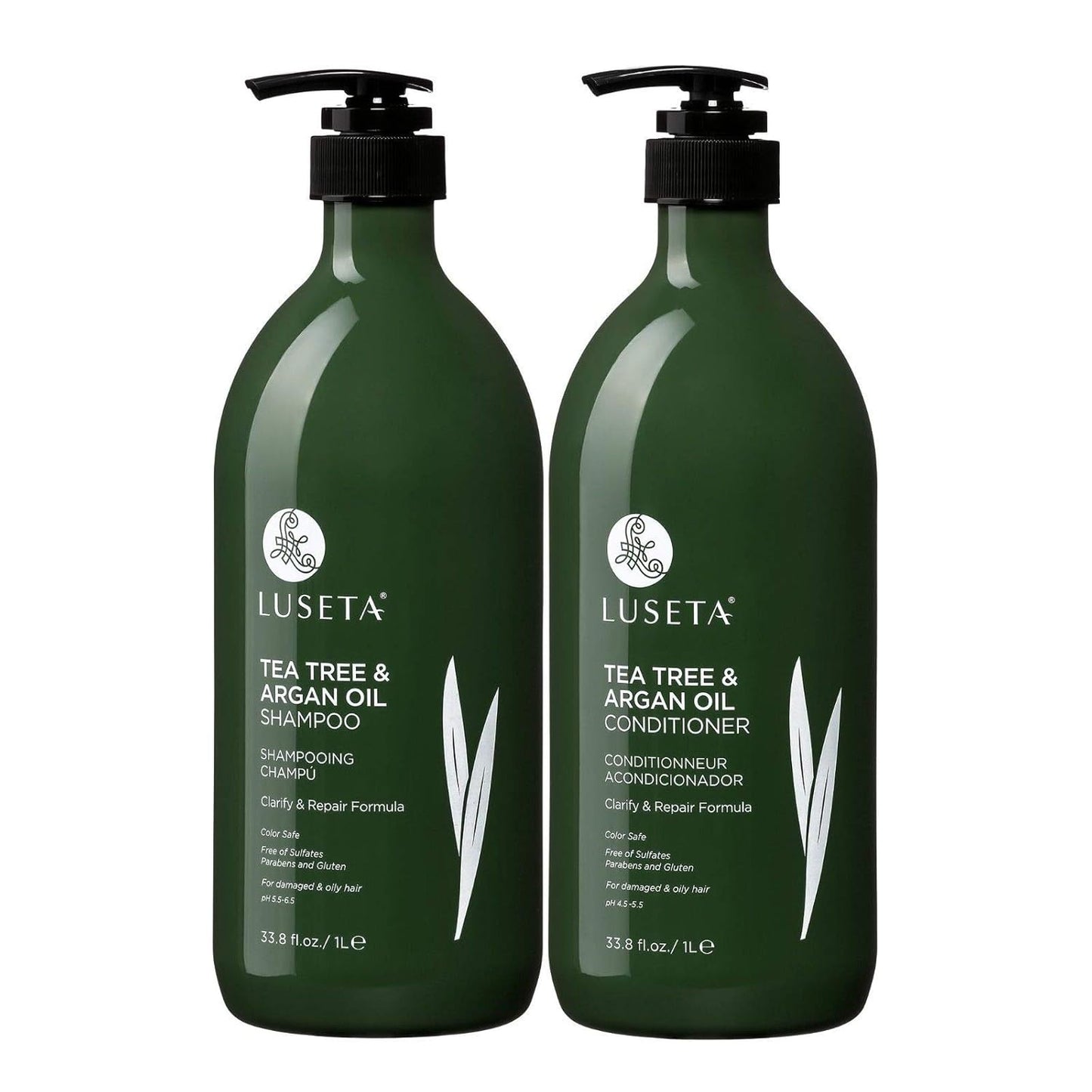 Bond Repair Shampoo & Conditioner Set for Chemically Damaged Hair - Deep Moisture & Shine | 2x16.9 oz