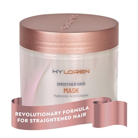 Mon Platin Professional Hair Mask for Damaged Hair & Straightened , 500ml - HYLoren Smoother with Hyaluronic Acid, Deep Conditioning Treatment, Anti-Frizz Conditioner