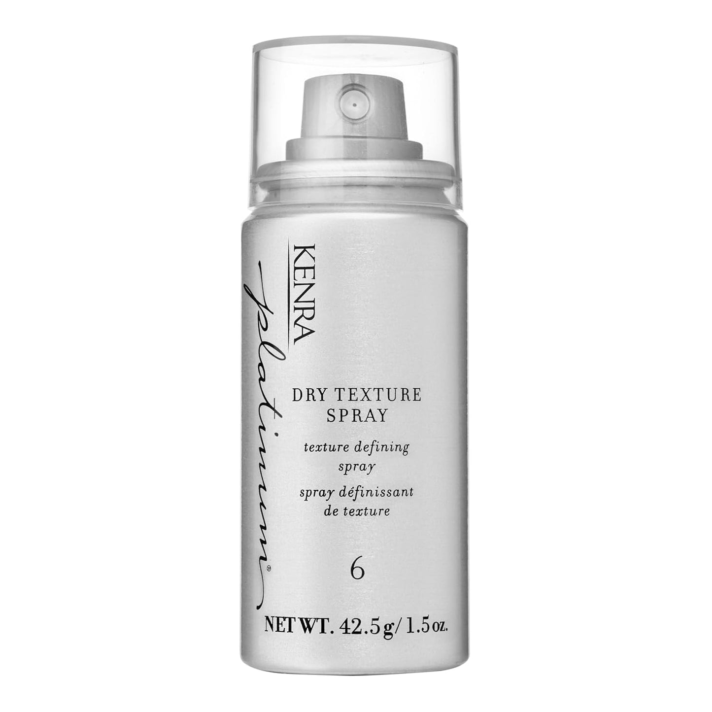 Kenra Platinum Dry Texture Spray 6 - Texture Defining Styler for All Hair Types | Ultra-Lightweight, Absorbs Oils & Impurities