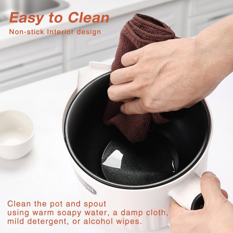 Yuuchail Touchscreen Wax Melting Pot, Digital Temperature Control (120°F-260°F), Electric Wax Melter for Candle & Soap Making with Pour & Non-Stick Coating, Ideal for DIY Crafts & Beginners