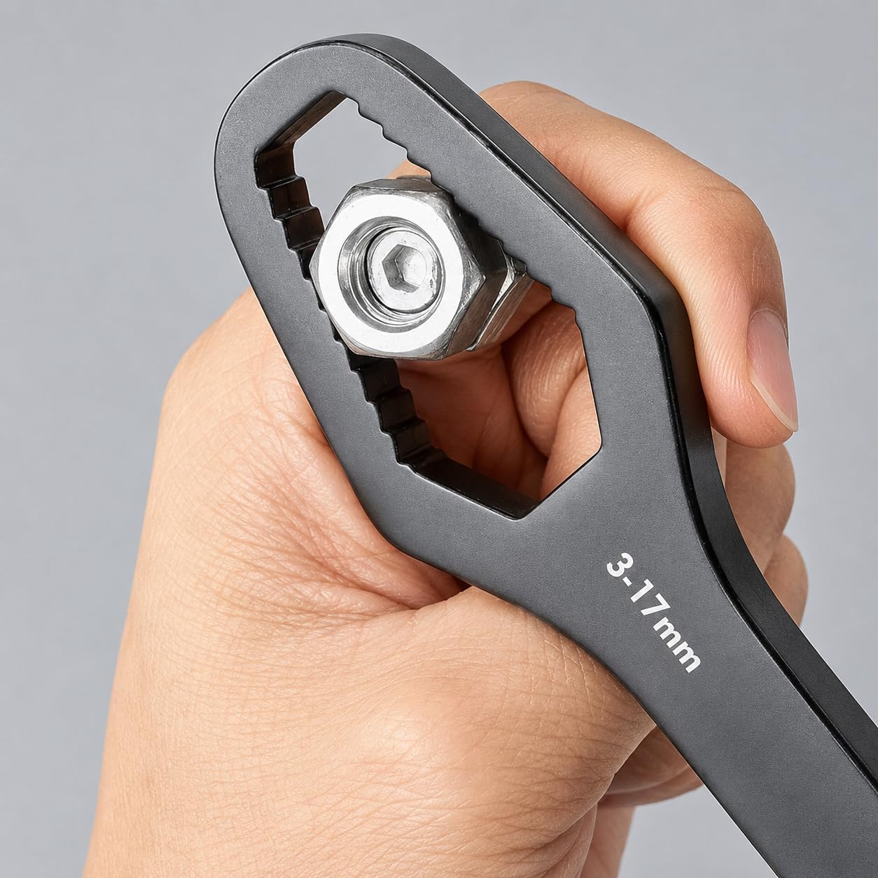 Adjustable Double-Ended Torx Wrench - Self-Tightening 3-17mm Tool for Automotive & Home Use