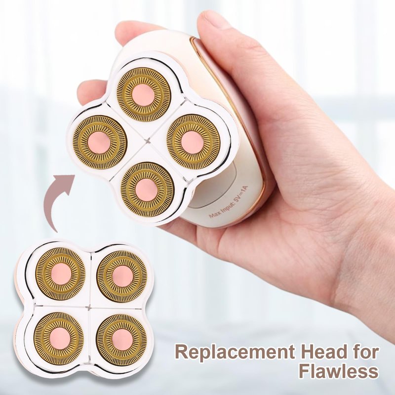Electric Shaver Heads, Legs Hair Remover Replacement Heads Legs Shaver Replacement Head Electric Hair Remover Body Hair Shaver Machine Head