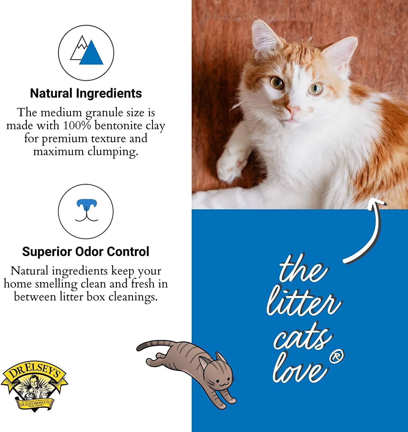 Ultra UnScented Clumping Clay Cat Litter - 40 lb. Bag for Odor Control & Easy Cleanup