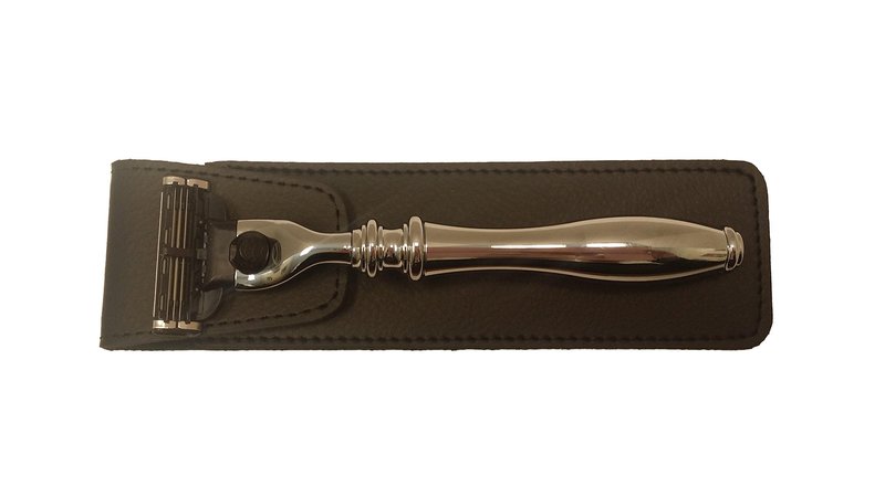 G.B.S Durable Leather Case for Straight Razor