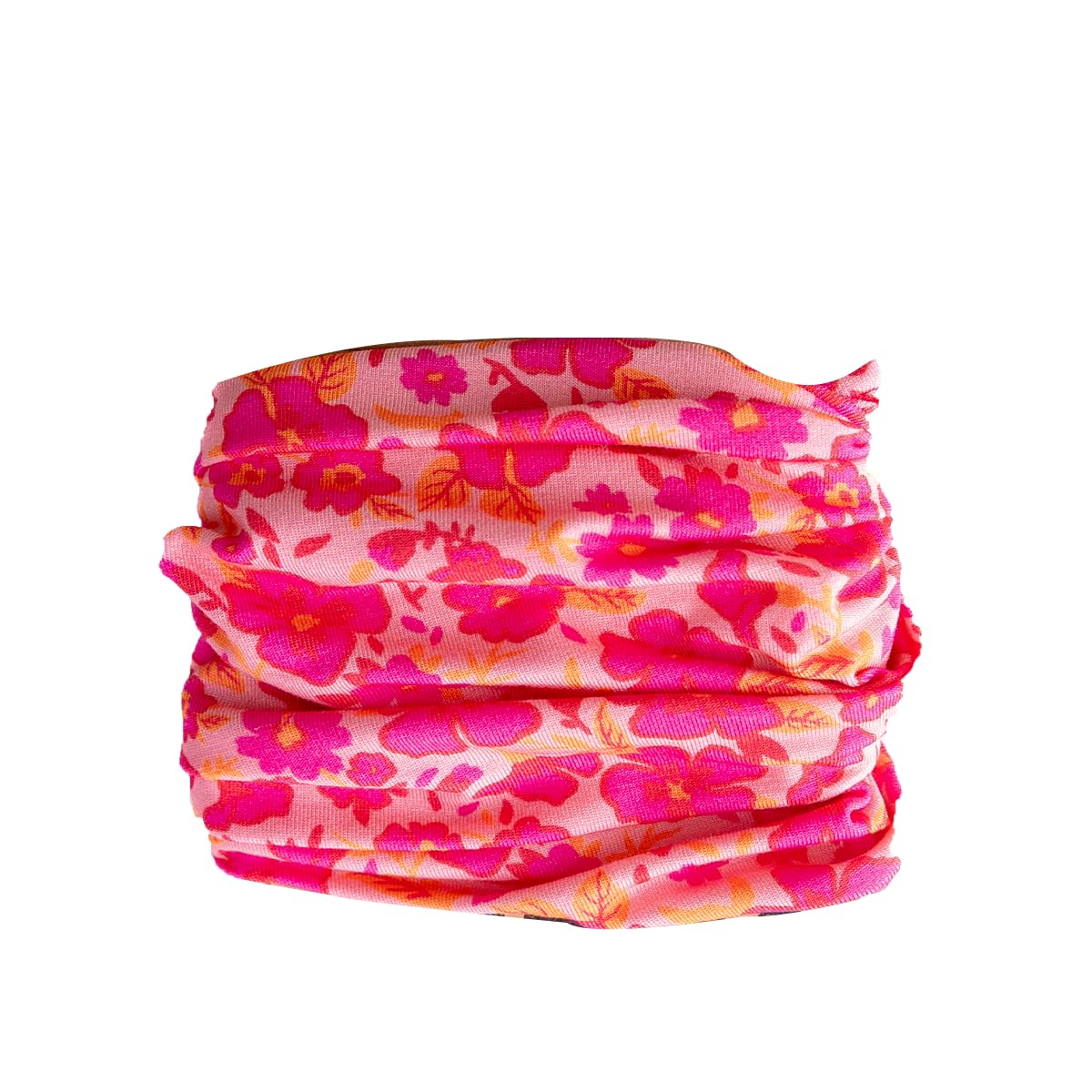 Curly Hair Headbands for Women - Stretchy Non-Slip Wide Design | Soft Cloth Yoga Headband (Fuchsia, Pack of 1)
