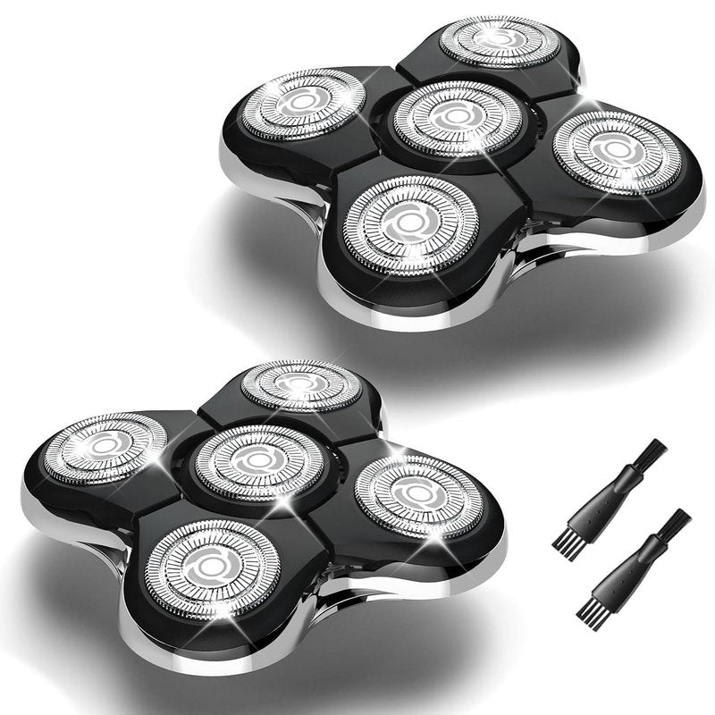 2Pack Shaver Replacement Head Compatible with Remington Balder Pro Head Shaver ModelSPR-XR7000,with 2 Sweeping Brush