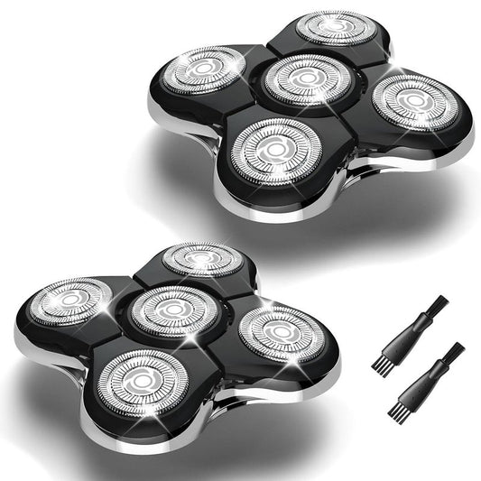 2Pack Shaver Replacement Head Compatible with Remington Balder Pro Head Shaver ModelSPR-XR7000,with 2 Sweeping Brush