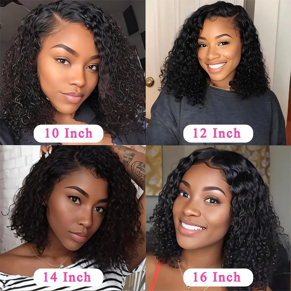 Human Hair Bundles Water Wave Bundles Wet and Wavy Bundle WuvuSnm 1B Water Wave Human Hair Bundle 12 14 16 inch