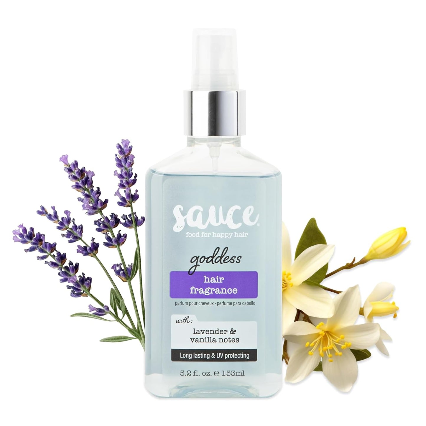 Goddess Hair Fragrance - Long-Lasting White Lavender & Tahitian Vanilla | 5.2 Oz UV Protection & Lightweight Daily Use