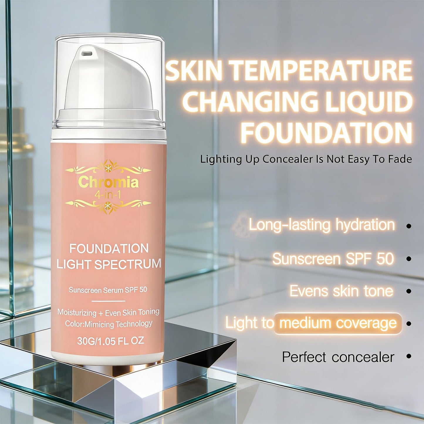 Adaptive Foundation - Color-Changing Liquid Makeup