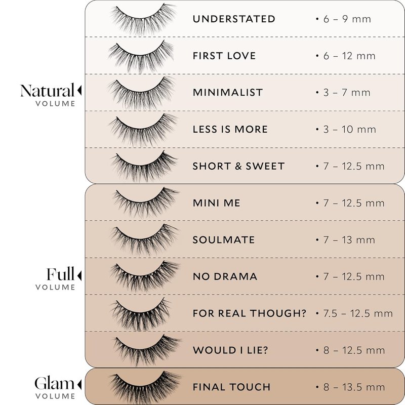 Effortless Velour Lashes - Natural Fluffy False Eyelashes, Lightweight & Reusable | Vegan, No Trim, All Eye Shapes
