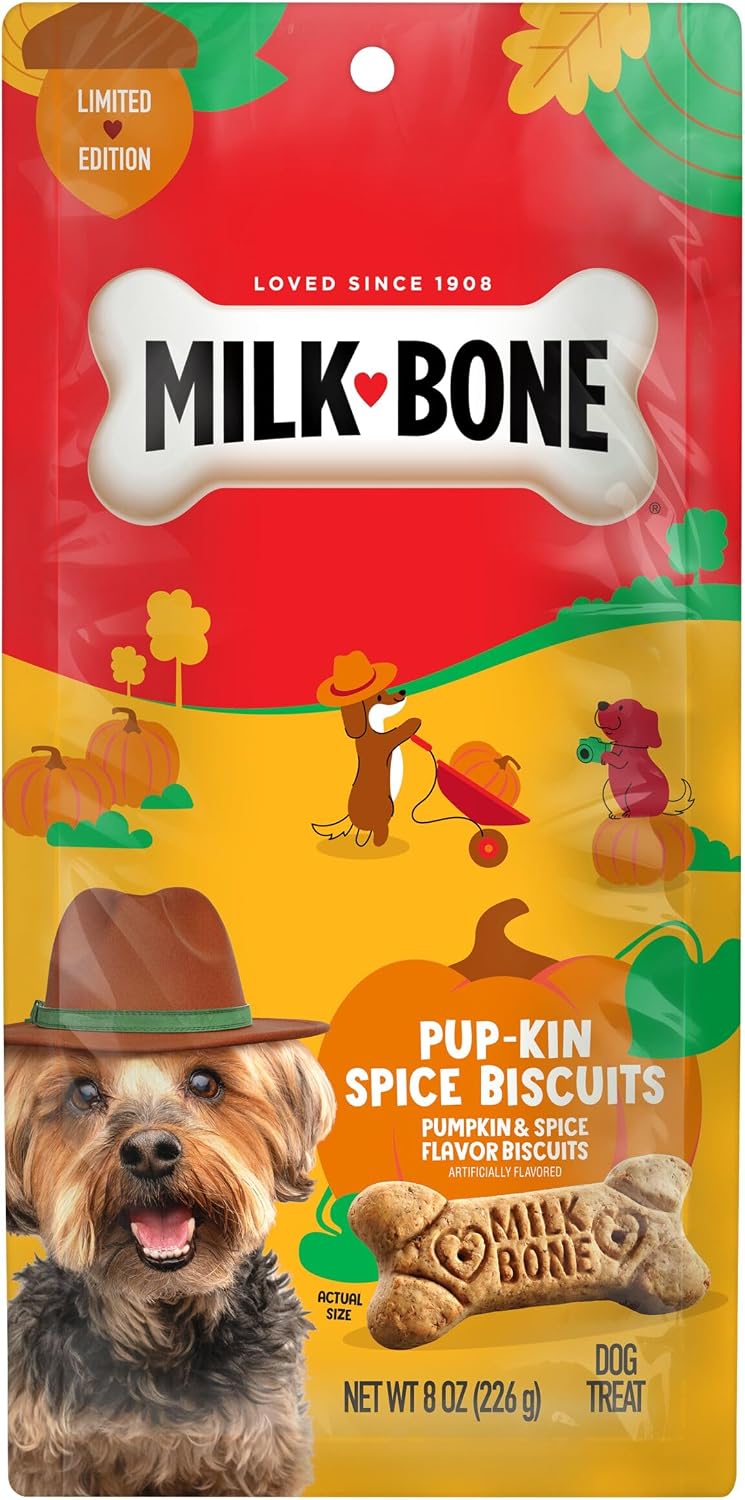 Milk-Bone MaroSnacks Small Dog Treats - Real Bone Marrow, 40 Oz Canister | Delicious & Nutritious