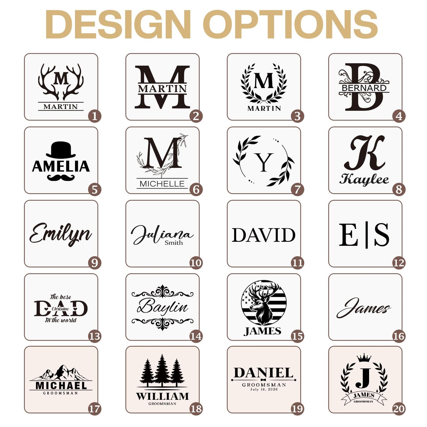 Aeekdook Personalized Toiletry Bag for Men, Engraved Name/Initial/Logo Waterproof Leather Travel Dopp Kit, Groomsmen Gifts Father's Day Birthday Gift for Men Husband Dad Boyfriend, Bulk Toiletry Bags
