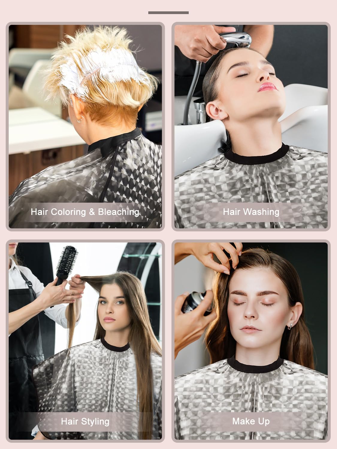 YOOVR 5-IN-1 Hair Dye Kit with Hair Dye Cape and Metal Hair Clips