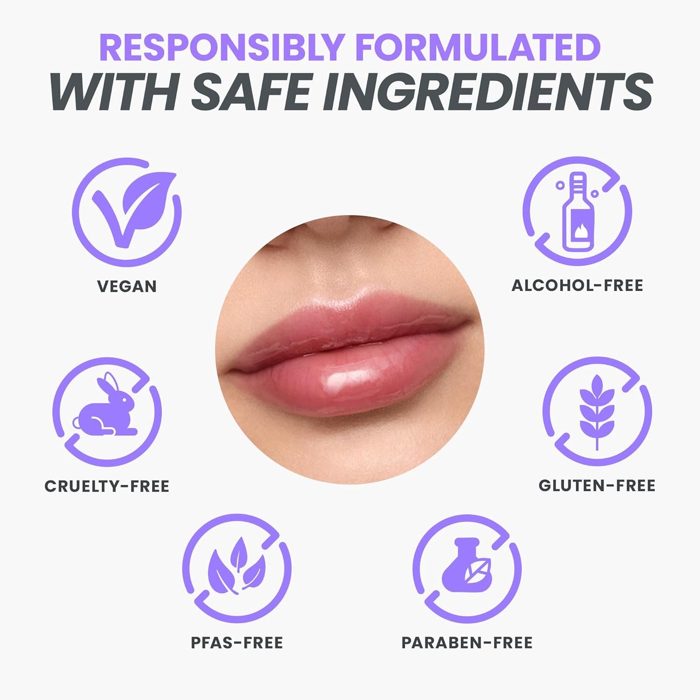 Wonderskin Tinted Lip Oil Rehab Serum - Hydrating, Non-Sticky Deep Red Tint for Dry Lips | 0.5 oz