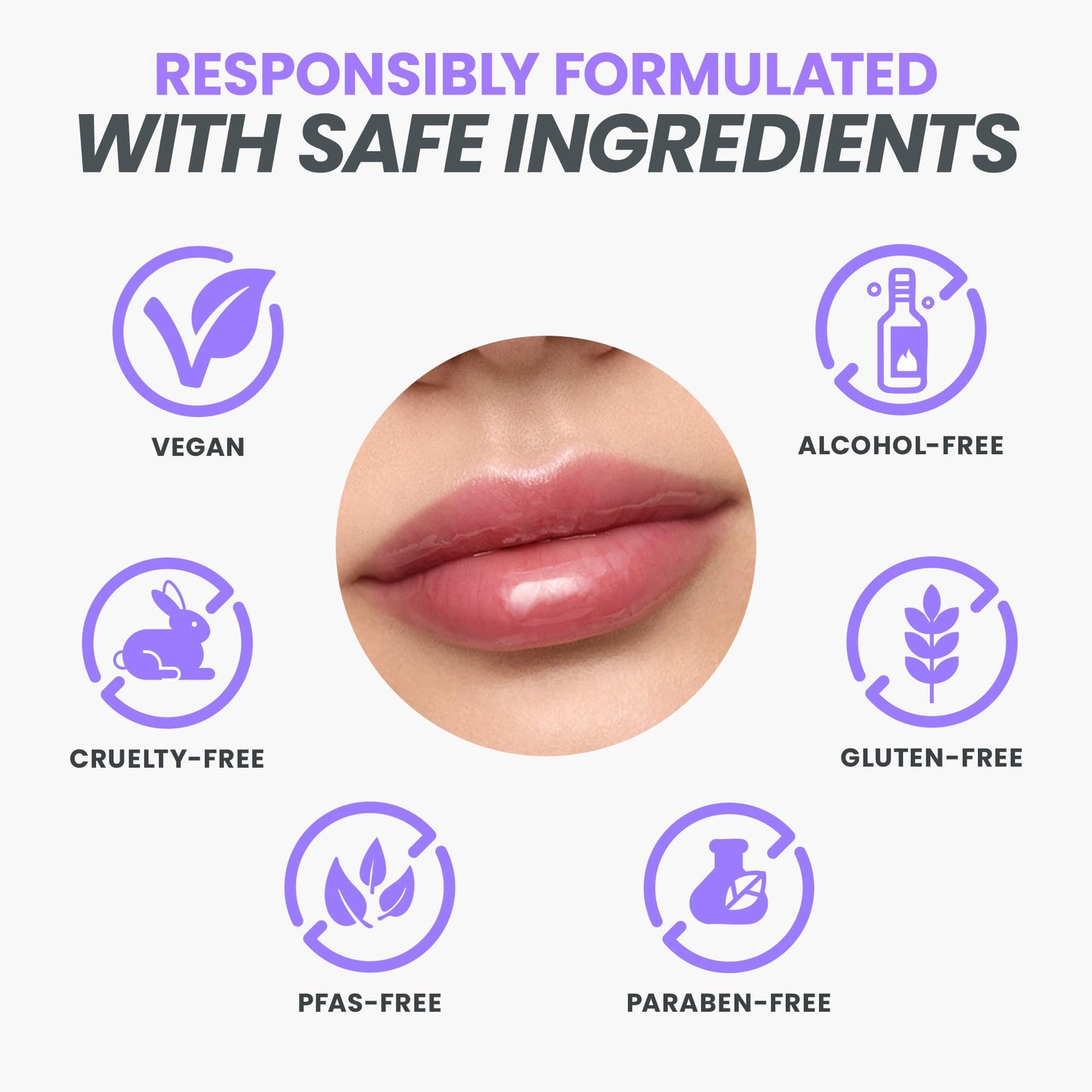 Wonderskin Lip Oil Rehab Serum - Tinted Lip Oil, Hydrating Lip Serum