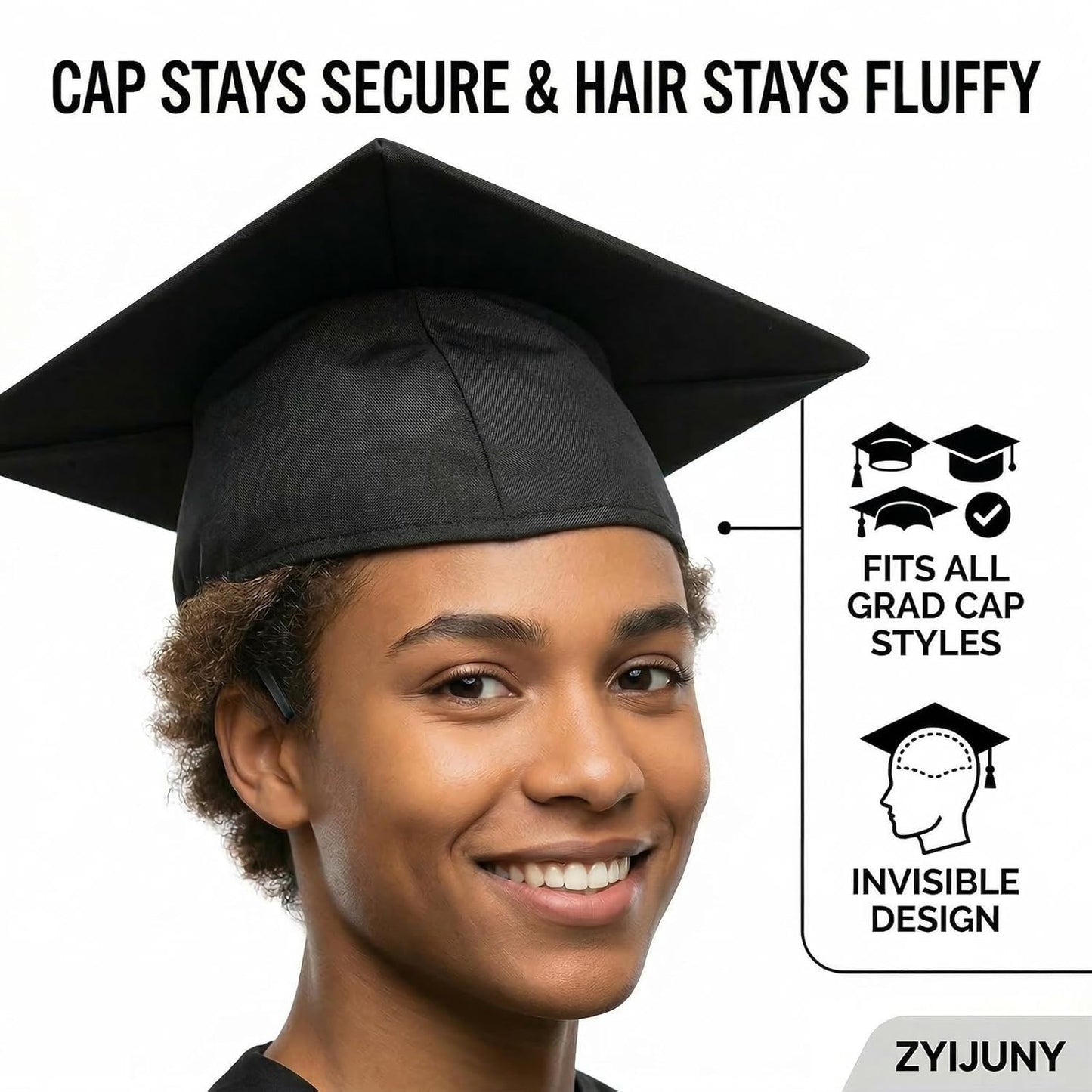 Graduation Cap Headband - Anti-Slip Holder for Decorations | Perfect Gift for Graduates