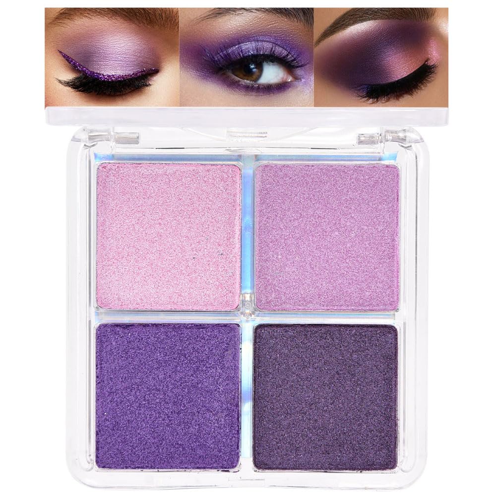 Eye Shadow Palette for Older Women - 6 Colors, High Pigment, Mini Travel Size | Green Eyes, Nude Pink, Rose Gold