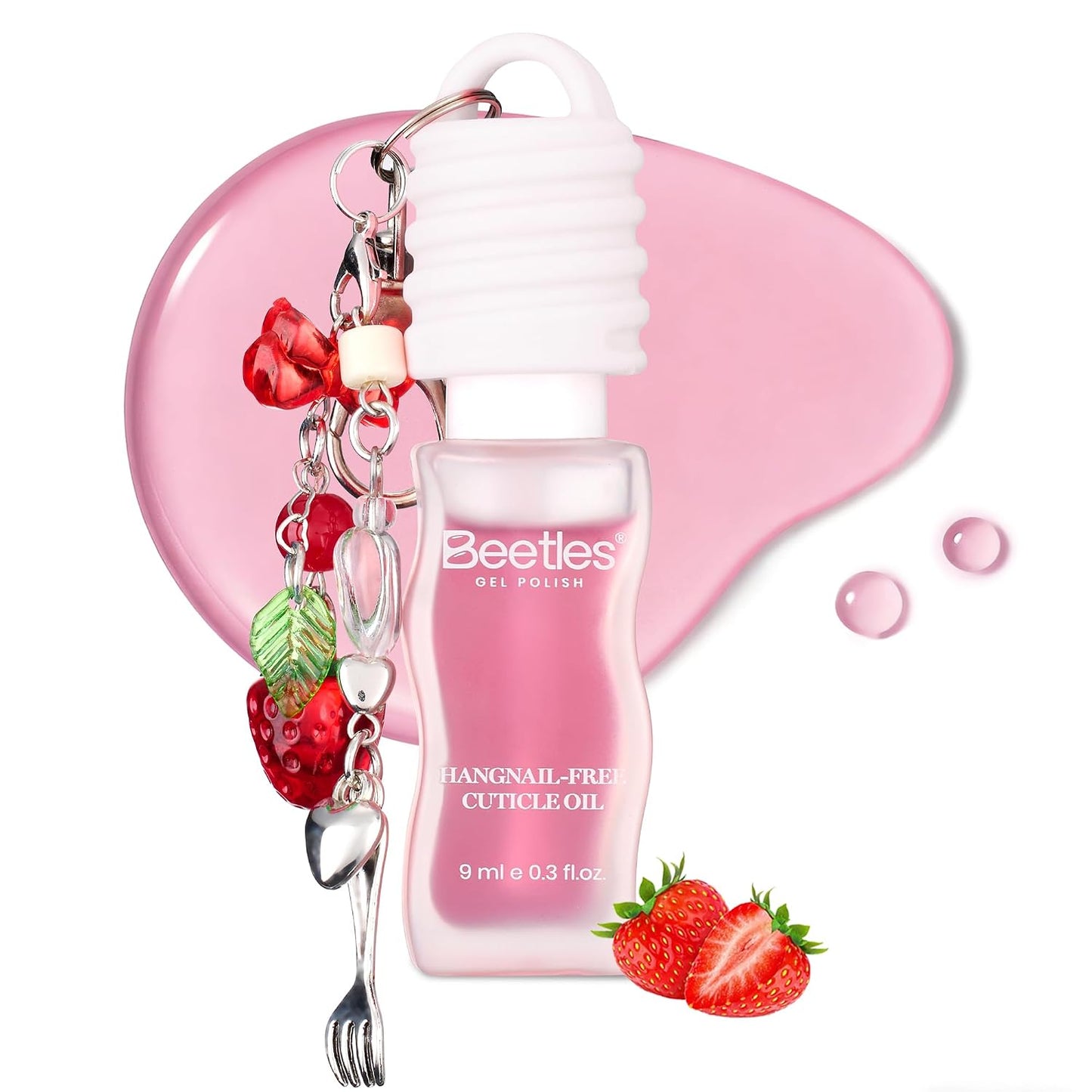 Beetles Nail Glue Set - 3Pcs 15ml HEMA-Free Base Gel & No Wipe Top Coat for Long Lasting Nail Extensions | UV/LED Cured