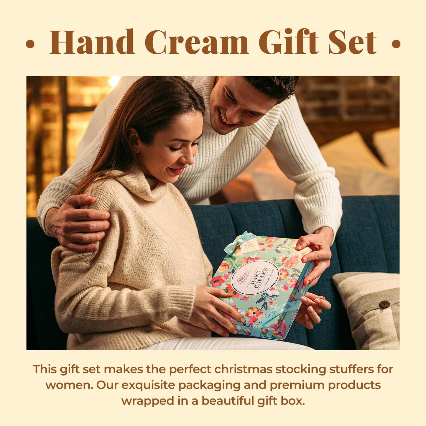 Hand Cream Gift Set - 12 Travel Size Moisturizing Lotions with Shea Butter | Perfect Birthday Gifts for Women, 12 x 1 OZ