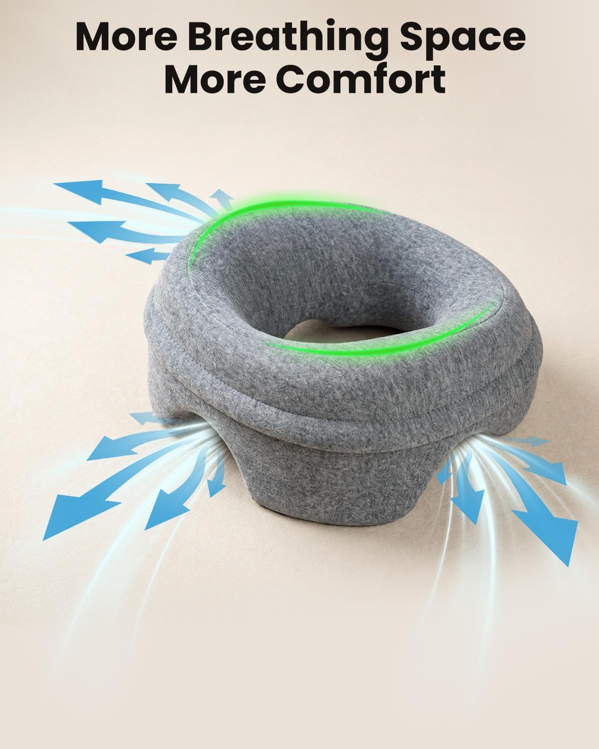 Face Down Pillows for Massage Tables - Stomach Sleeping & BBL Recovery Support | Comfortable Headrest Pillow