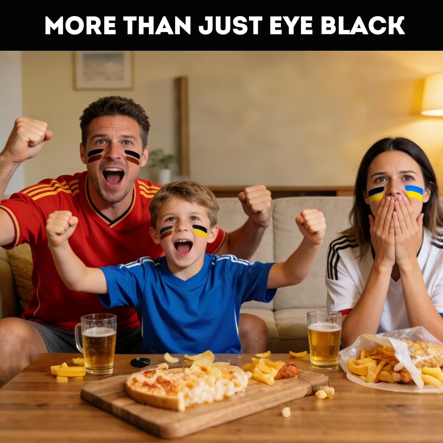 Eye Black Stick - 20 Pack Sports Face Paint in 12 Colors | Anti-Glare Under Eye Paint for Football & Baseball