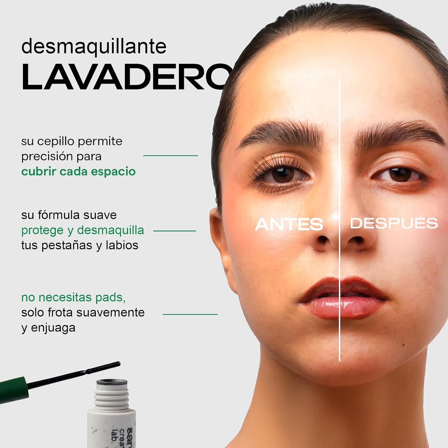 SARELLY Mascara Kit - Waterproof Volume & Gentle Eye Makeup Remover | Vegan & Cruelty-Free | 3-Pack