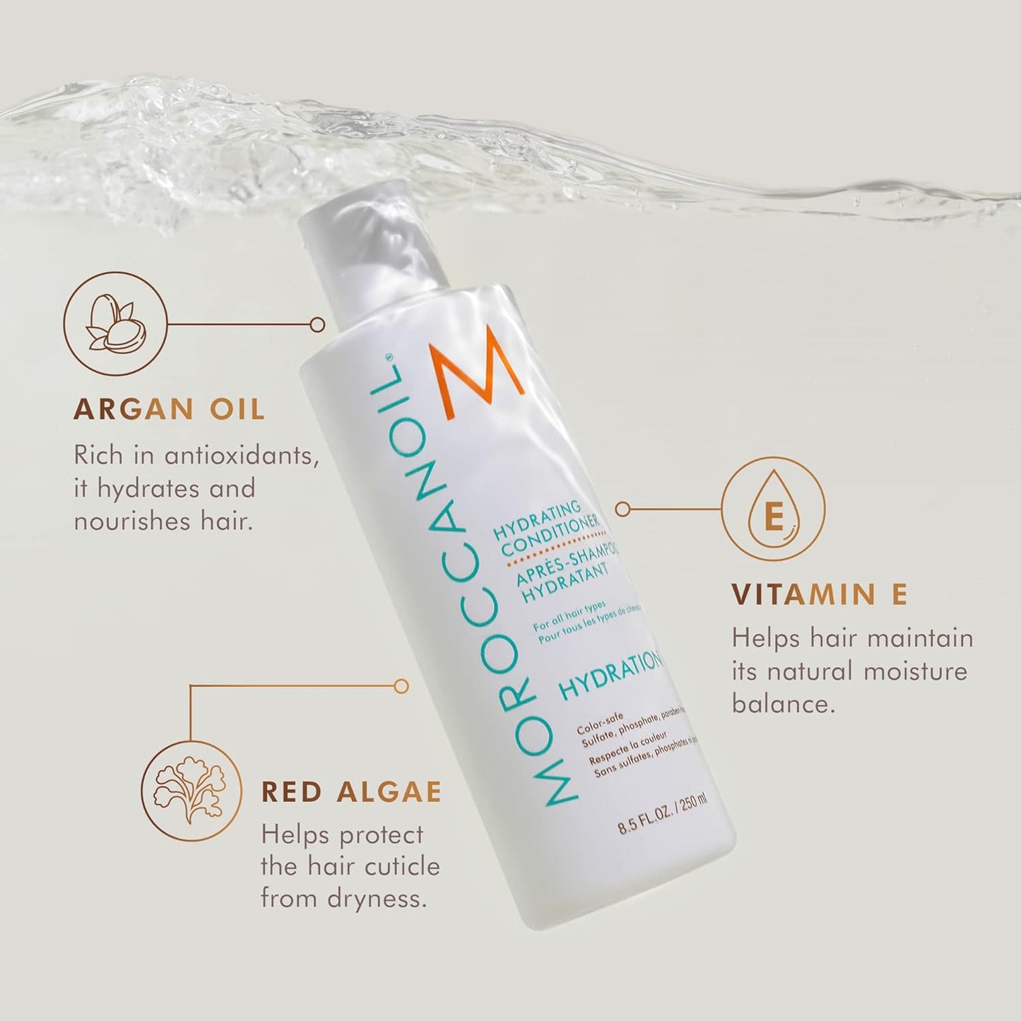 Moroccanoil Hydrating Shampoo & Conditioner Set - Moisturizing Hair Care Bundle