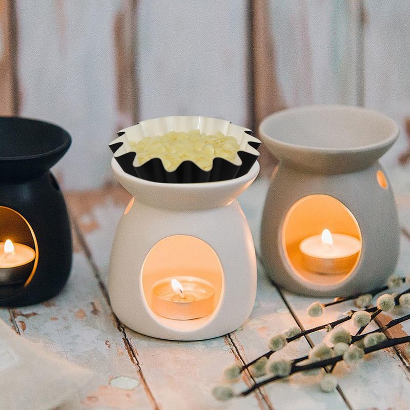 TooGet 200 Pieces Wax Melt Liners Reusable Wax Melt Warmer Liners Candle Melts Paper Cup Liner for Waxing Melters Burner, Scented Candles, Candles Warmers, Electric Waxing Warmers