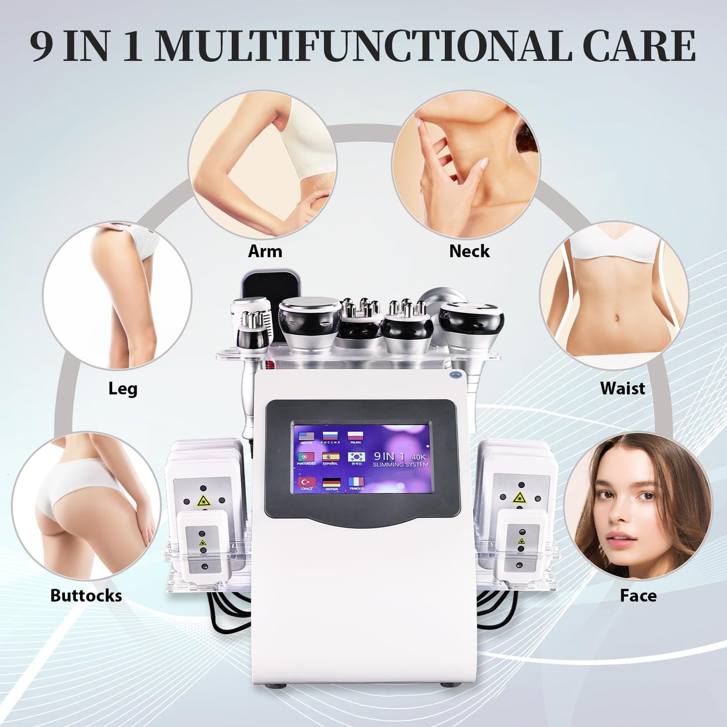 New Generation Multi-Functional Full-Body Care Device for Multiple Body Areas