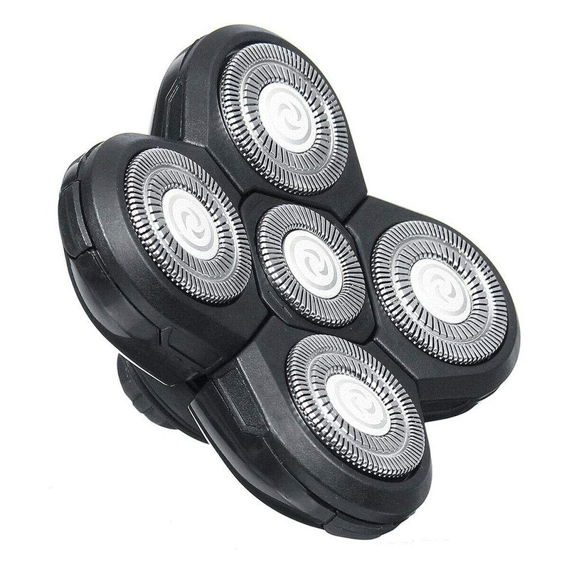 5 Head Shaver Replacement Blades for Electric Razor - Bald Shaving Tool for Head and Face