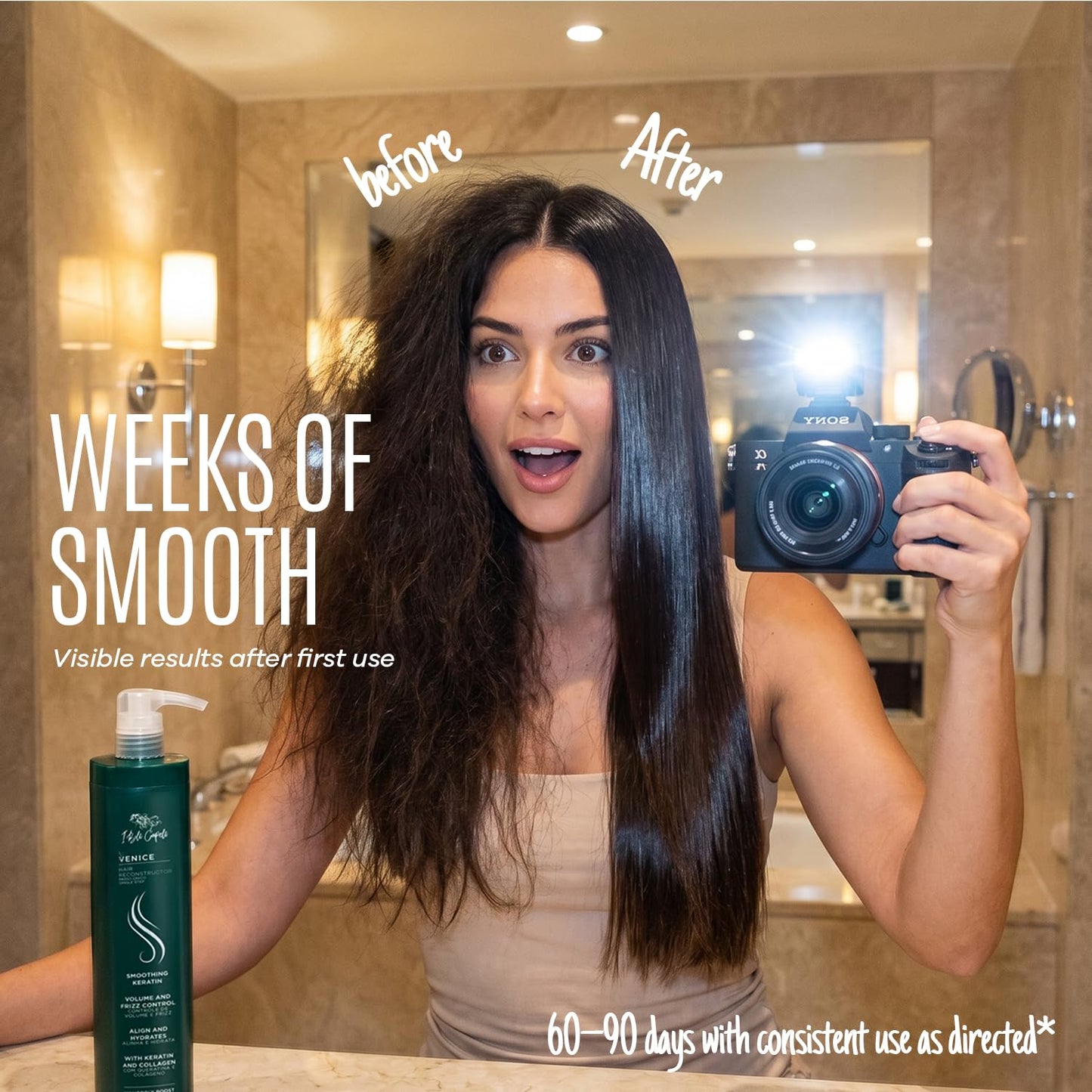 I Belli Capelli Venice Organic Keratin Hair Treatment Straightening