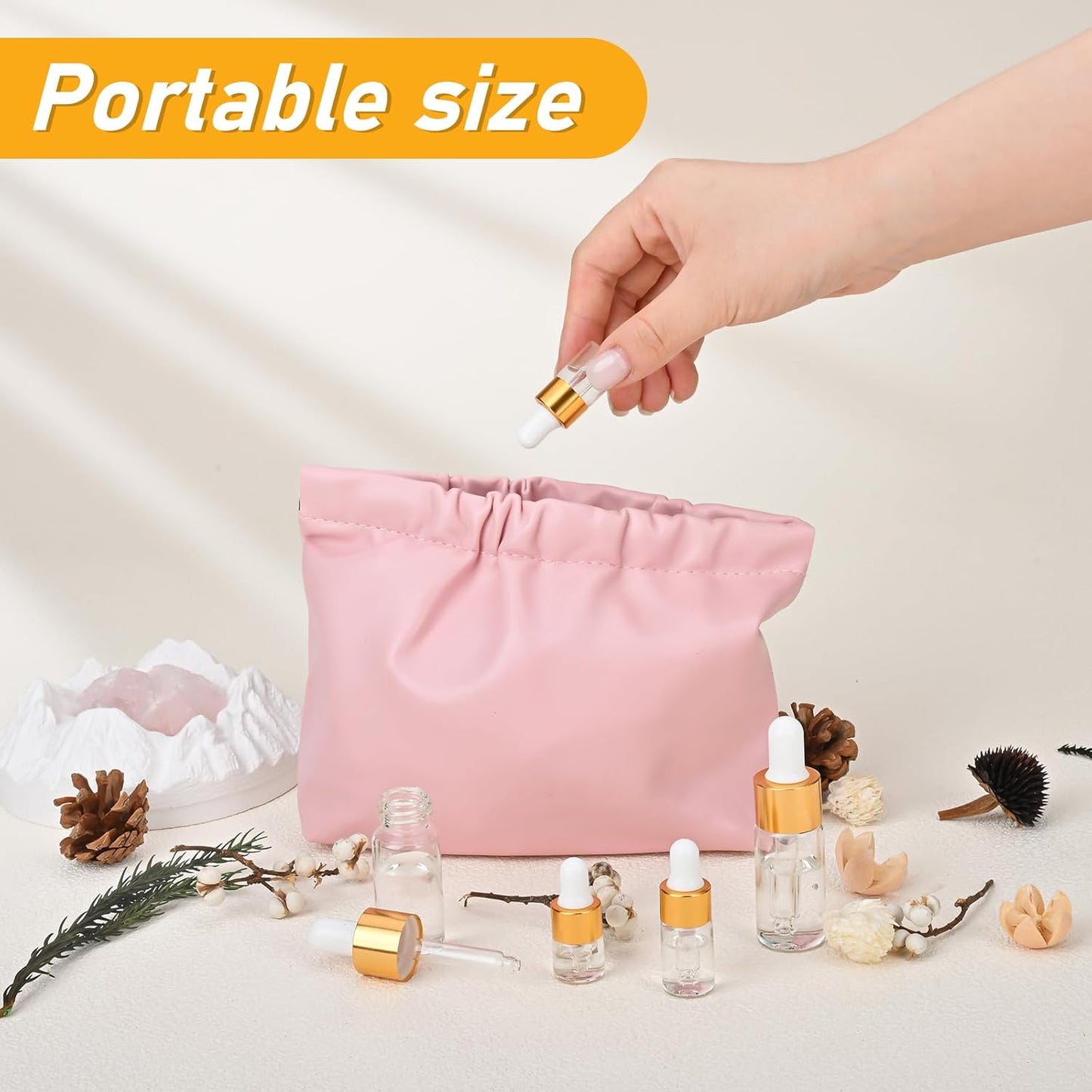 Mini Dropper Bottles - 20 Pack 2ml Clear Essential Oil Vials | Perfect for Travel & Cuticle Oil