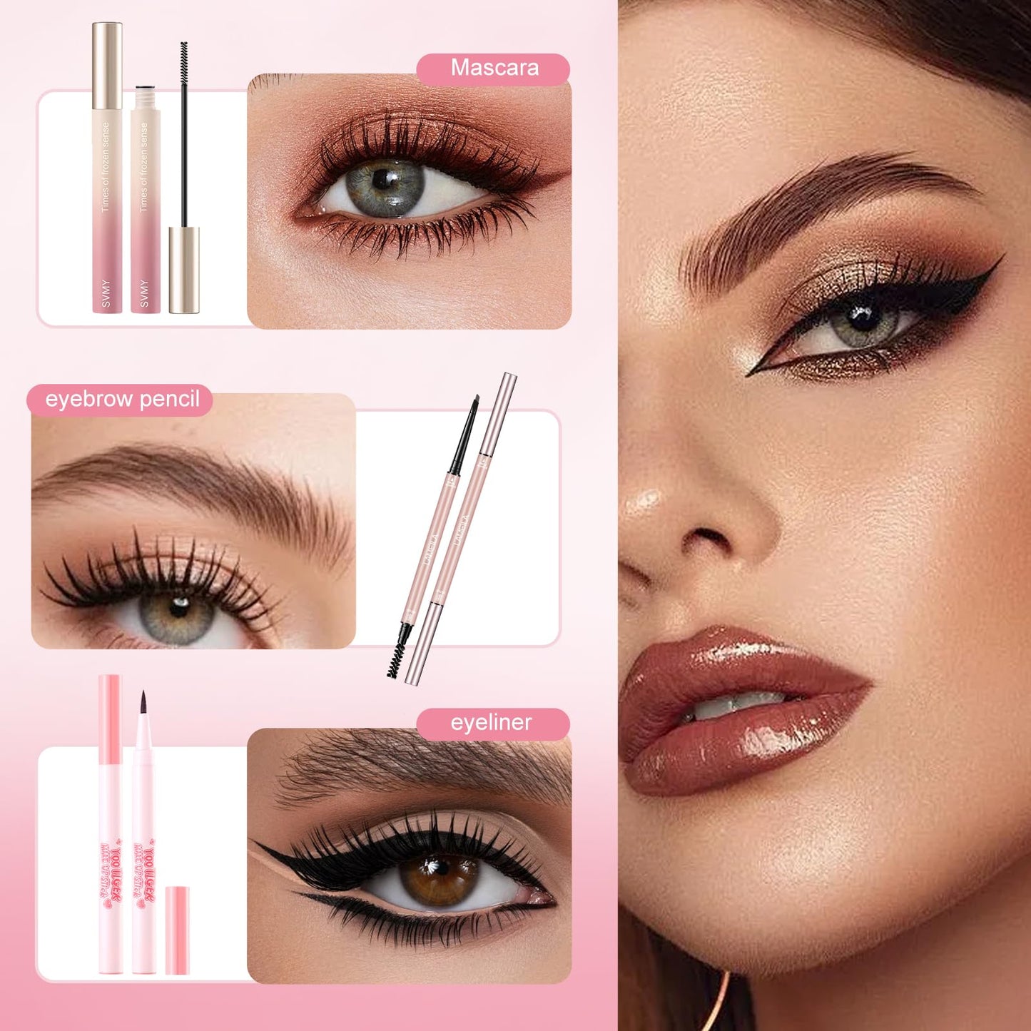 Fynqwor Makeup Kit,Makeup Set,25Pieces All in One Makeup Kit for Women and Teens,Makeup sets for Women Full Kit,make up kits for teens,Travel Friendly Makeup Gift Set