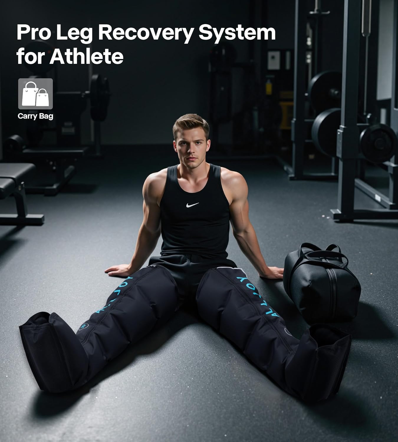 Pro-Grade Leg Massager Recovery Boots - Compression Therapy for Circulation & Pain Relief | Ideal for Fast Recovery
