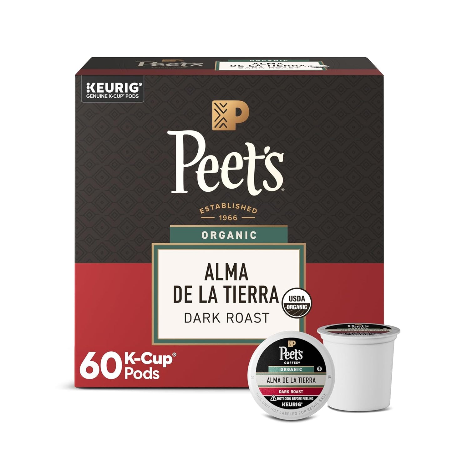 Peet's Coffee Dark Roast K-Cup Pods - Major Dickason's Blend | 75 Count 100% Arabica Coffee